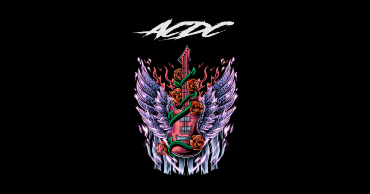 AC DC FAN ART - Ac Dc Fan Art - Sticker | TeePublic
