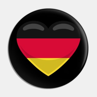 Germany Flag Heart Pin