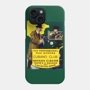 Vintage Cubano Club Cigars Phone Case