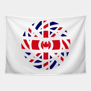 British Canadian Multinational Patriot Flag Series Tapestry