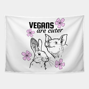 Vegans are cuter Tapestry