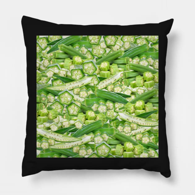 Okra! Pillow by implexity