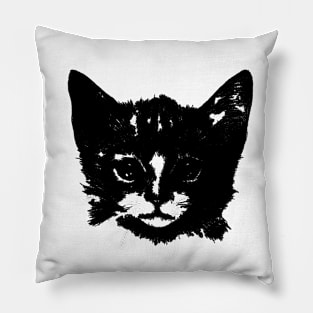 Black Cat Pillow