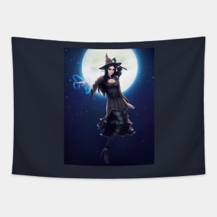 Steampunk Witch Tapestry