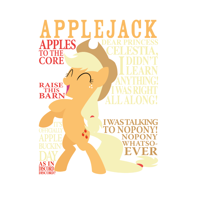 Many Words of Applejack by ColeDonnerstag