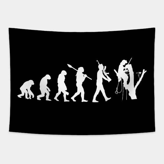 tree surgeon Evolution Tapestry by Periaz