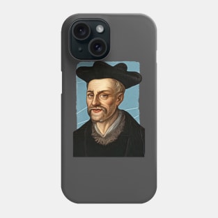 French Writer François Rabelais illustration Phone Case