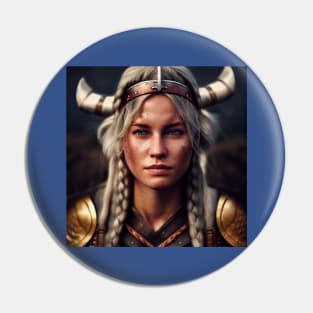 Viking Shield Maiden Pin