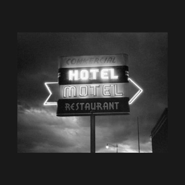 Hotel Sign, 1942. Vintage Photo by historyphoto