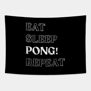 Eat Sleep Pong Repeat! It's Mahjong Time Mahjongg Fans Tapestry