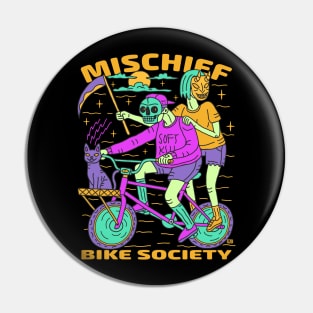 Mischief Bike Society Pin