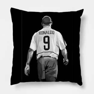 Ronaldo Nazario BW Pillow