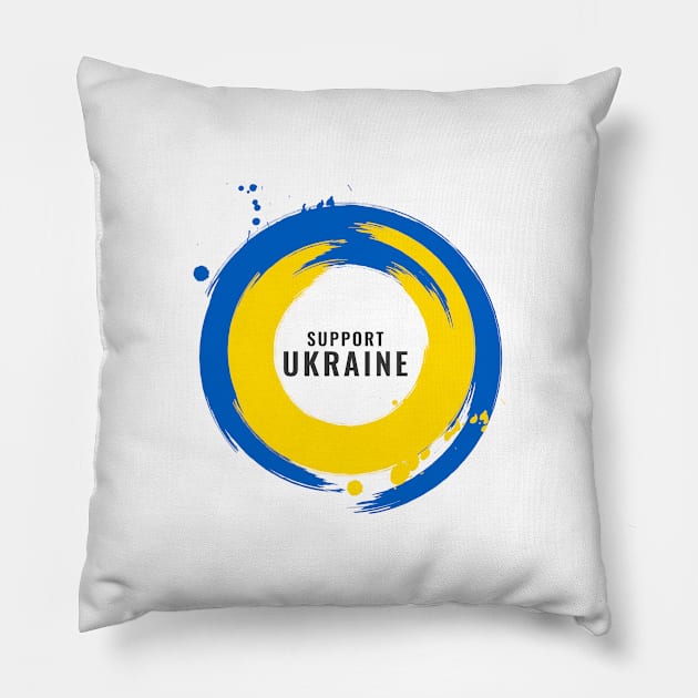 Support Ukraine Pillow by Atom139