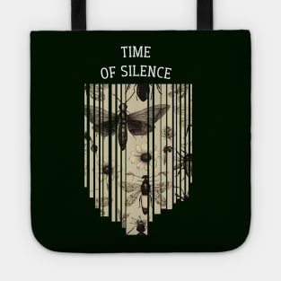 Avant-garde linear print insects Tote