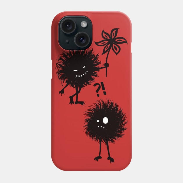 Evil Bugs Friends - Funny Cute Characters Phone Case by Boriana Giormova