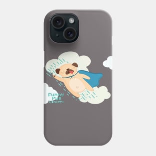 funny pug Phone Case