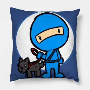 Blue Ninja Pillow