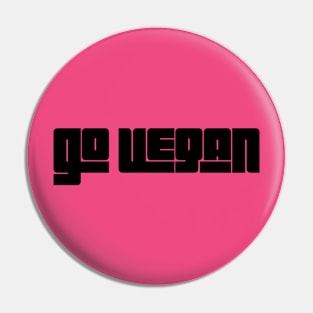 Go Vegan Pin