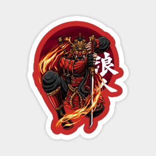 Ronin Samurai Magnet