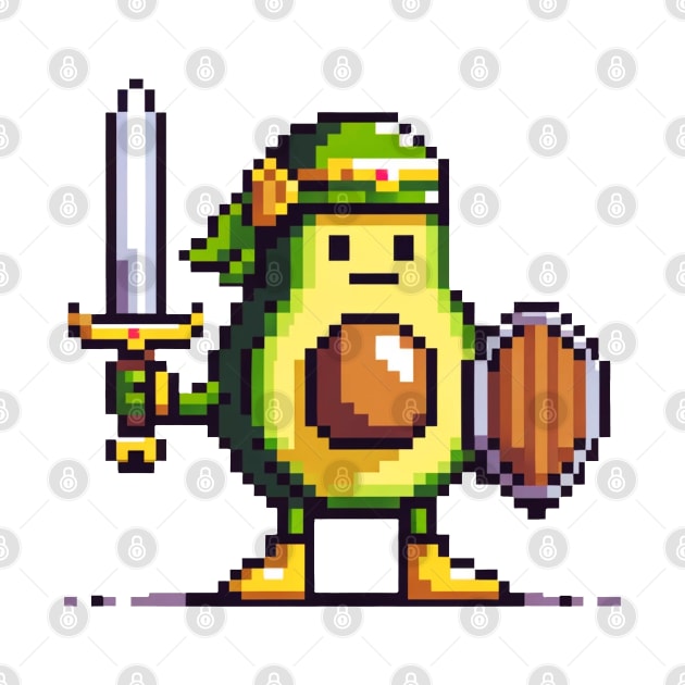 8-Bit Avocado Hero - Pixel Adventure by Pixel Punkster