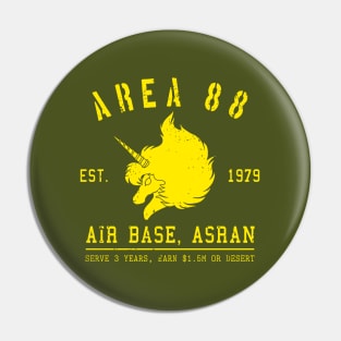 Area 88 Air Base - yellow Pin