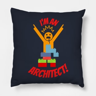 I'm an Architect - Funny Toy Bricks Kid Pillow