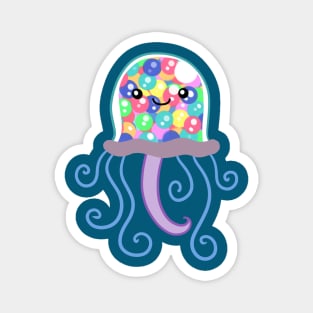 Gumball Machine Jellyfish Magnet