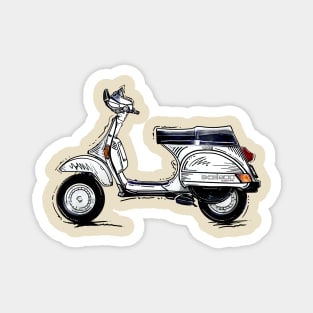 Daddy's scooter Magnet