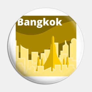 Bangkok Skyline Pin