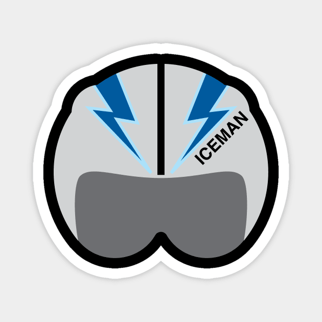 Iceman helmet Magnet by Function9