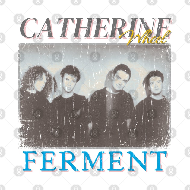 Catherine Wheel Vintage 1990 // Ferment Original Fan Design Artwork by A Design for Life