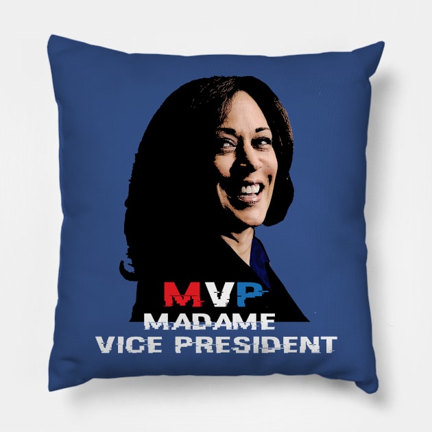 KAMALA MVP Pillow by UnOfficialThreads