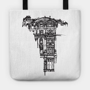 I Am An Architect. Building sketch Tote