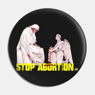 Stop Abortion Jesus Weeps Pro Life Vida Pin