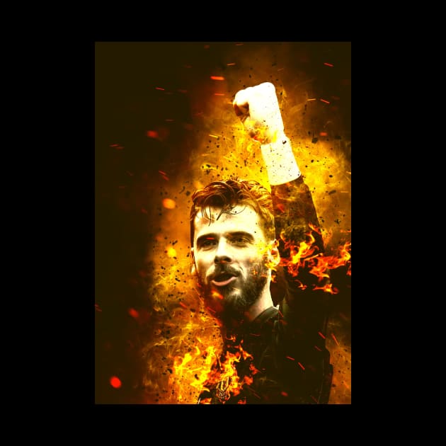 De gea fire effect by Danwpap2