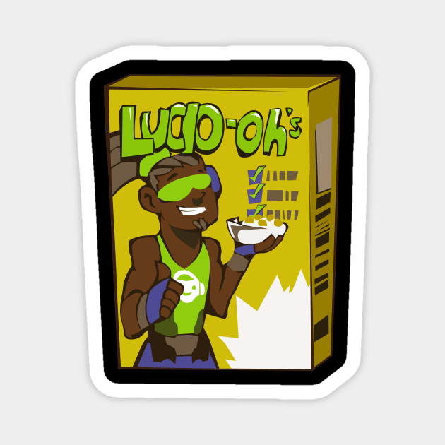 Lucio cereal Magnet by JamesCMarshall