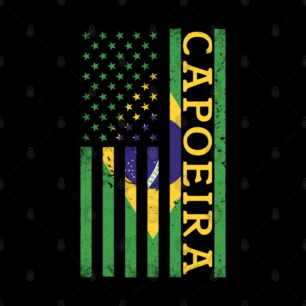 American Brazilian Capoeira Warrior by NicGrayTees