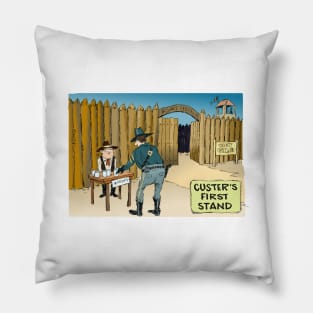 Custer's first stand. Pillow