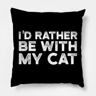 Cats merry christmas Pillow