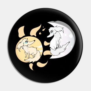 Cute borzoi dogs in love Pin