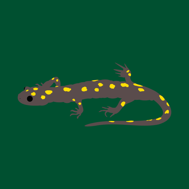 Yellow-Spotted Salamander by stargatedalek