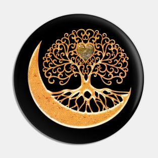 Wonderful elegant tree life with heart Pin