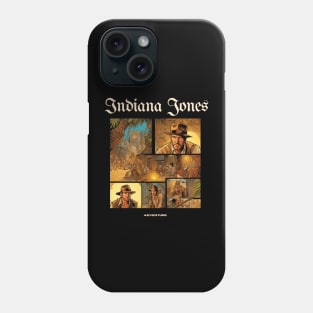 Indiana Jones victor illustration designe Phone Case