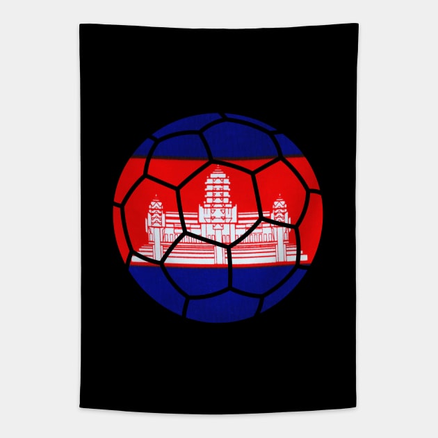 Cambodian Football Tapestry by Artomino