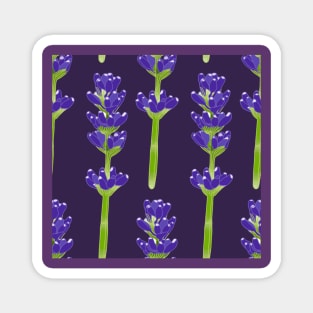 Portugal Native Lavender Blooming - Support Portuguese Nation Magnet