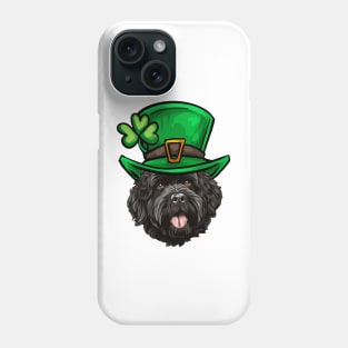 Funny St Patricks Day Bouvier des Flandres Phone Case