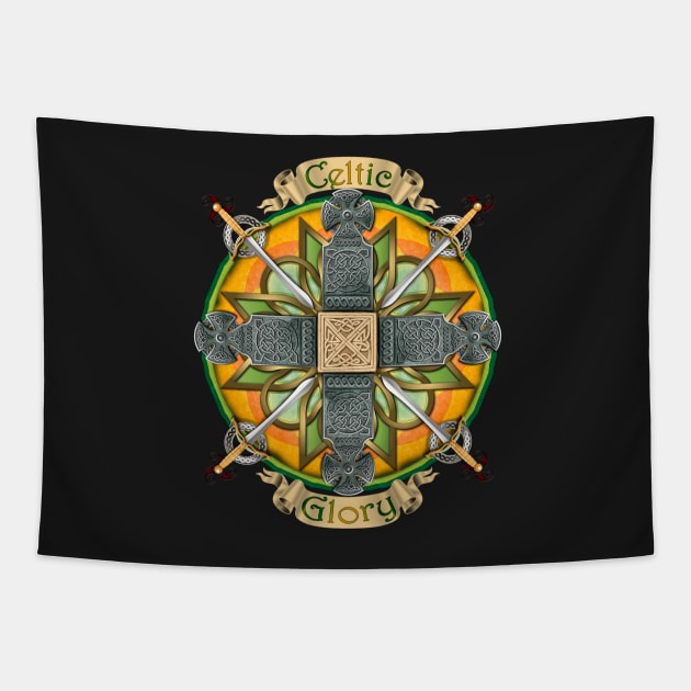 Celtic Glory Tapestry by Peter Awax