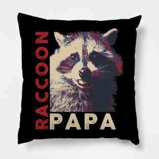 Raccoon Papa Pillow