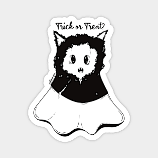 Trick Or Treat Ghost Magnet