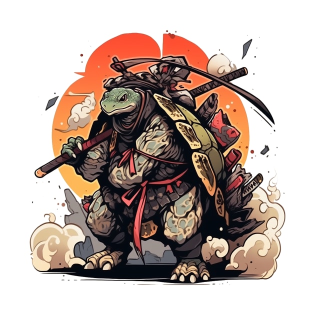 turtle samurai by fancy ghost